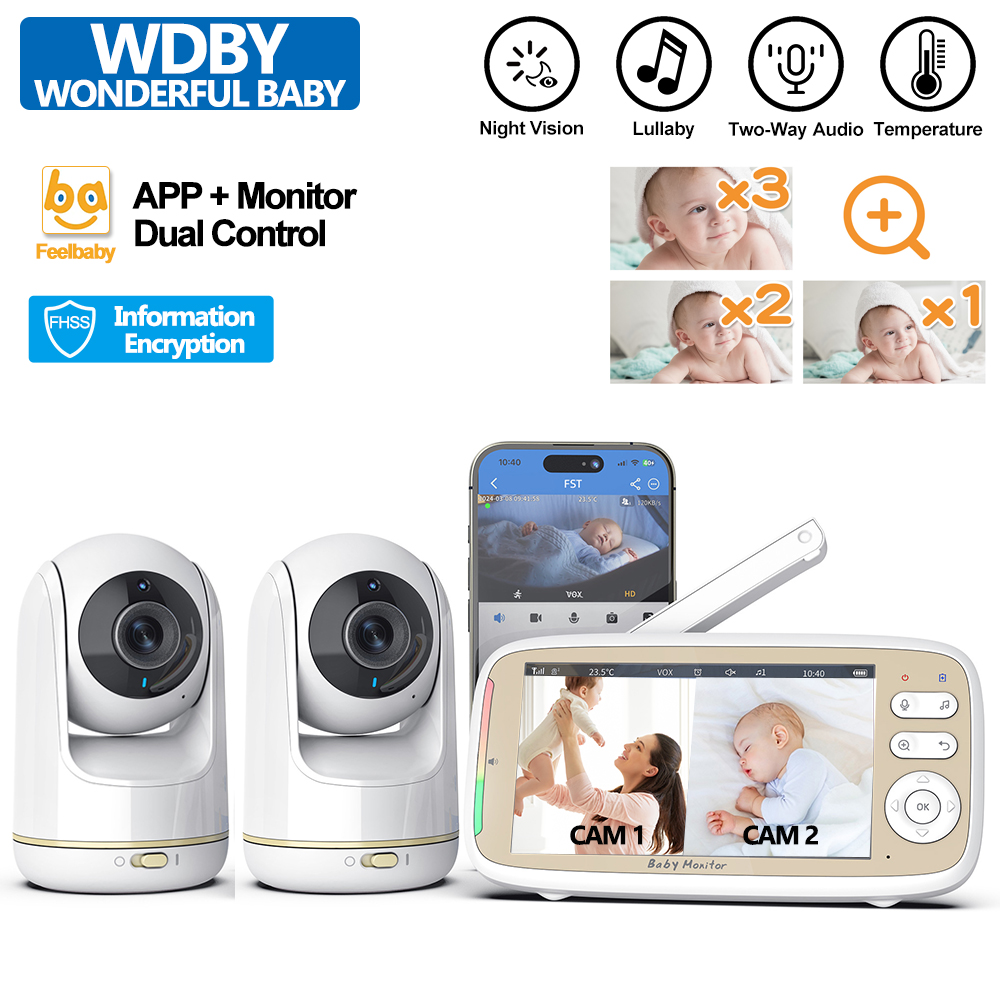 Home Cinema Wireless - VB803 PRO Baby Monitor with 2pcs