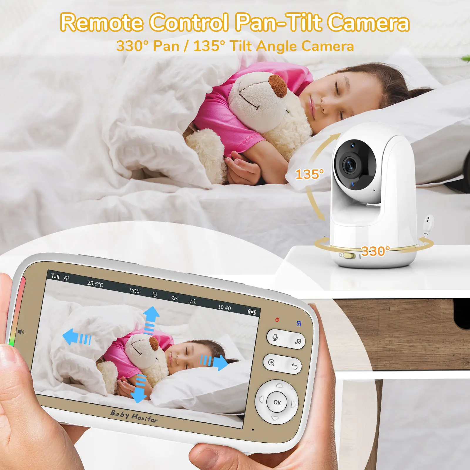 VB803 PRO Baby Monitor with 2p - Home Cinema Wireless recension och pris