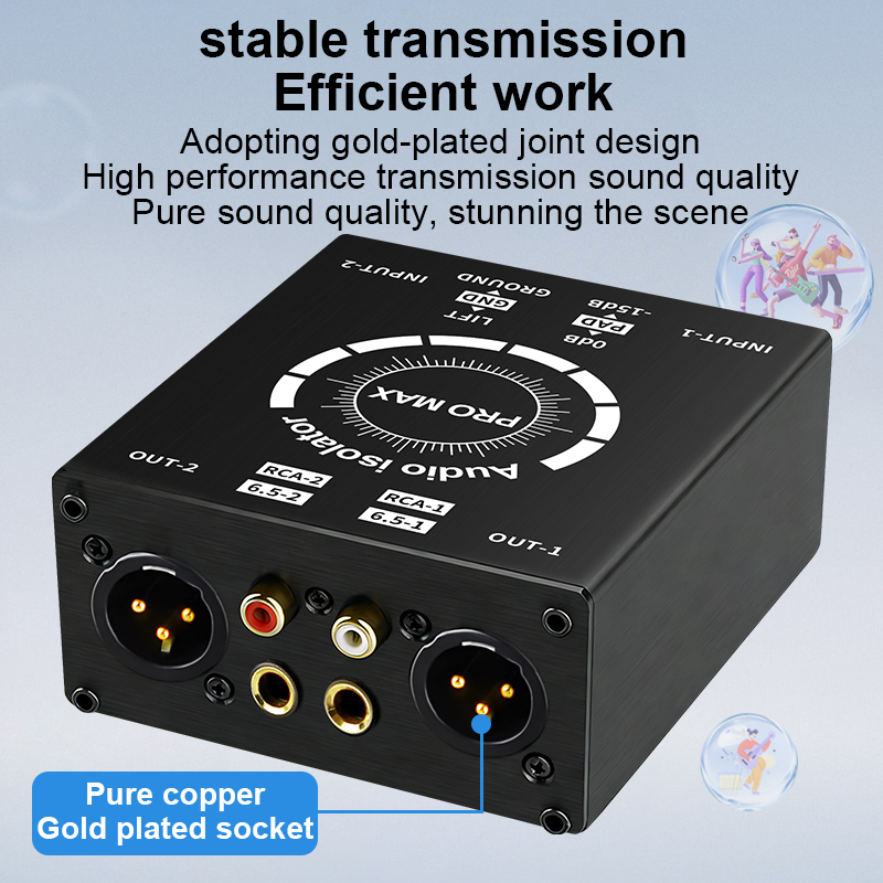 3Pin XLR/RCA/TS/TRS Ground Loo - Audio Home Cinema recension och pris