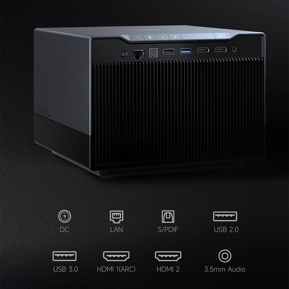 Dangbei F6 DLP 4K Projector Hi - Audio Home Cinema recension och pris