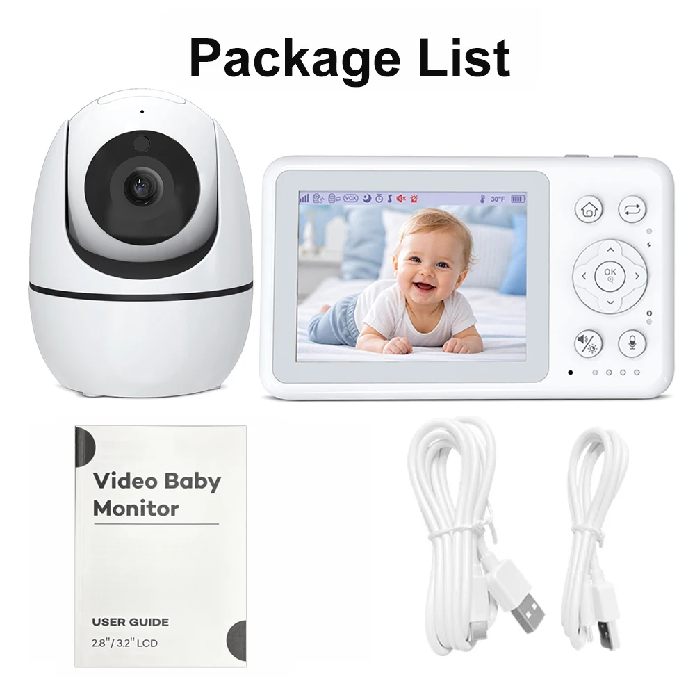 3.2Inch Video Baby Monitor LCD - Home Cinema Wireless recension och pris