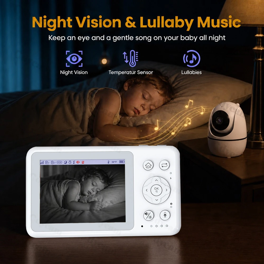 3.2Inch Video Baby Monitor LCD - Home Cinema Wireless recension och pris