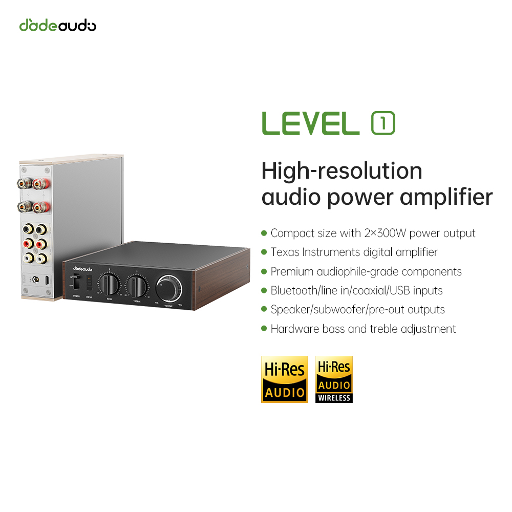 JadeAudio Level 1 Desktop HiFi - Audio Home Cinema recension och pris